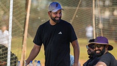 Rohit Sharma will be seen in action in the first ODI against Australia on Sunday. (PTI) Rohit Sharma will be seen in action in the first ODI against Australia on Sunday. (PTI)