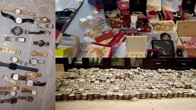 Luxury watches, gold jewellery and cash recovered from DIG Harcharan Singh Bhullar's possession. Luxury watches, gold jewellery and cash recovered from DIG Harcharan Singh Bhullar's possession.