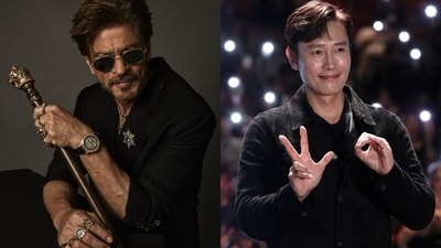 Fans were thrilled that Bollywood actor Shah Rukh Khan met South Korean actor Lee Byung-hun.