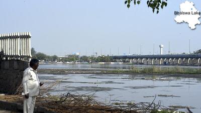 Some of the key sites identified for revival include Bhalswa Lake and the Bawana water body in north Delhi. (HT Archive)