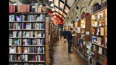 The arched halls of Barter Books are packed with shelves carrying more than 350,000 titles. (Courtesy Barter Books) The arched halls of Barter Books are packed with shelves carrying more than 350,000 titles. (Courtesy Barter Books)
