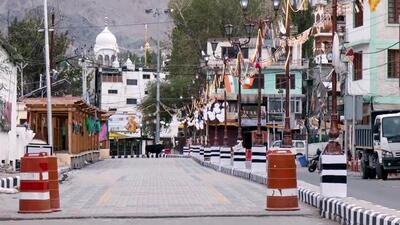 The authorities on Friday reimposed restrictions in Leh district of Ladakh over apprehensions of disturbance to public peace and tranquillity and the possibility of a law and order breakdown in the area. (ANI) The authorities on Friday reimposed restrictions in Leh district of Ladakh over apprehensions of disturbance to public peace and tranquillity and the possibility of a law and order breakdown in the area. (ANI)