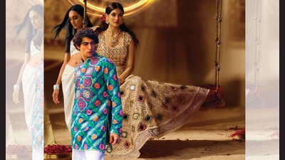 This year’s festive style is vibrant but comfortable. (H&M, MAYYUR GIROTRA, MAHEKA MIRPURI) This year’s festive style is vibrant but comfortable. (H&M, MAYYUR GIROTRA, MAHEKA MIRPURI)