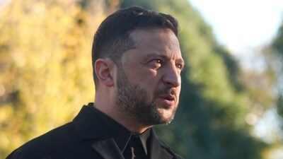 Zelensky visited the White House a day after Trump spoke by telephone with Russia's President Vladimir Putin. (AP)