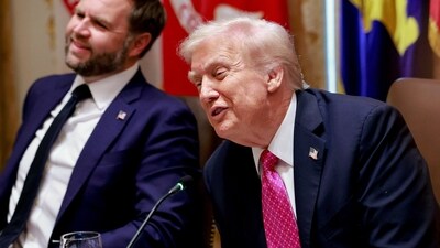 U.S. President Donald Trump and U.S. Vice President JD Vance meet with Ukraine's President Volodymyr Zelenskiy (REUTERS)