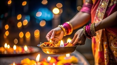 దీపావళి 2025 క్యాలెండర్: ధనత్రయోదశి నుంచి భాయిదూజ్ వరకు 5 రోజుల పండుగ తేదీలు (Pixabay) దీపావళి 2025 క్యాలెండర్: ధనత్రయోదశి నుంచి భాయిదూజ్ వరకు 5 రోజుల పండుగ తేదీలు (Pixabay)