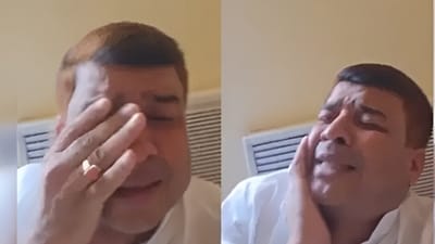 Lok Janshakti Party (Ram Vilas) leader Abhay Kumar Singh broke down on camera. Lok Janshakti Party (Ram Vilas) leader Abhay Kumar Singh broke down on camera.