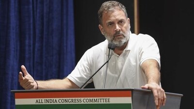 Congress leader Rahul Gandhi met the family of Hari Om Valmiki on Friday. (PTI File Photo) Congress leader Rahul Gandhi met the family of Hari Om Valmiki on Friday. (PTI File Photo)