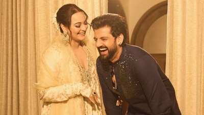 Sonakshi Sinha with Zaheer Iqbal Sonakshi Sinha with Zaheer Iqbal