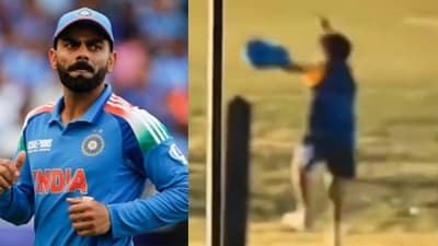 A young fan’s ecstatic reaction after receiving Virat Kohli’s autograph in Perth went viral. (X)