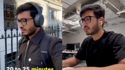 An Indian techie shared his onboarding journey at Meta’s London office. (Instagram/itsamitdutta) An Indian techie shared his onboarding journey at Meta’s London office. (Instagram/itsamitdutta)