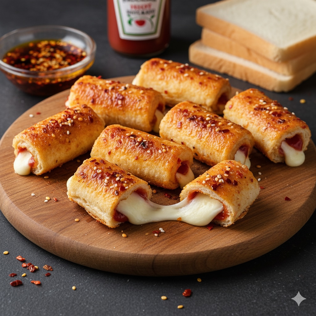Cheese roll is a warm, gooey delight. (Picture credit: Gemini AI)