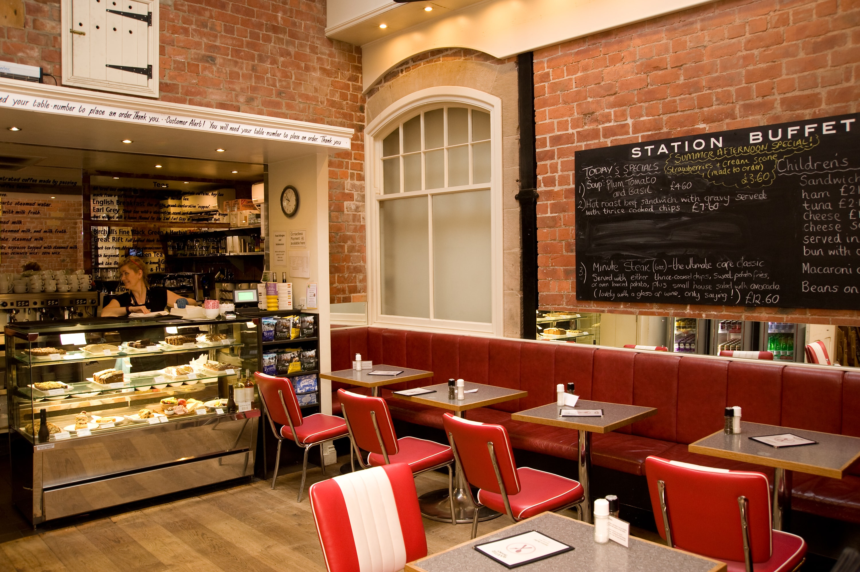 The Station Buffet serves food, tea, coffee, and cookies. (Courtesy Barter Books) The Station Buffet serves food, tea, coffee, and cookies. (Courtesy Barter Books)