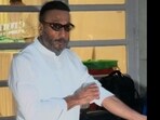 Jackie Shroff attended Pankaj Dheer's prayer meet in Mumbai's Juhu.