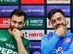 File photo of Pakistan's captain Salman Ali Agha, left, and Afghanistan's captain Rashid Khan during Asia Cup 2025 File photo of Pakistan's captain Salman Ali Agha, left, and Afghanistan's captain Rashid Khan during Asia Cup 2025