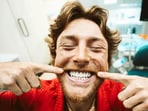 Bailey Zimmerman shows off his teeth makeover(Instagram)