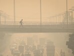 The 24-hour average AQI on Saturday was 268, continuing the worsening trend of readings of 254 and 245 recorded over the two days preceding it. (Sanchit Khanna/HT Photo) The 24-hour average AQI on Saturday was 268, continuing the worsening trend of readings of 254 and 245 recorded over the two days preceding it. (Sanchit Khanna/HT Photo)