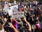 There were over 2,600 'No Kings' protests planned across the US on Saturday.