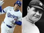Shohei Ohtani led the Los Angeles Dodgers to another World Series appearance with a historic game player Babe Ruth. Shohei Ohtani led the Los Angeles Dodgers to another World Series appearance with a historic game player Babe Ruth.