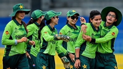 Pakistan will take on New Zealand in the Women's World Cup on Saturday. (AFP)