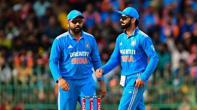 India's Virat Kohli and captain Rohit Sharma (AFP) India's Virat Kohli and captain Rohit Sharma (AFP)