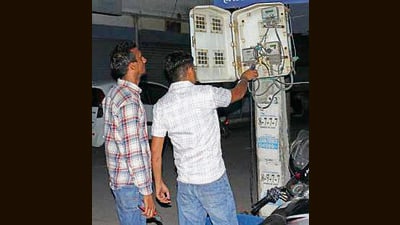 City East Circle, which includes industrial pockets such as the Focal Point, Estate, and Sunder Nagar divisions, recorded the highest number of defaulters. (HT Photo)