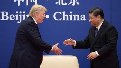 File photo of China's President Xi Jinping with US President Donald Trump. (AFP) File photo of China's President Xi Jinping with US President Donald Trump. (AFP)