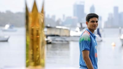India's captain Shubman Gill during a photoshoot ahead of the 3-match ODI series against Australia (@BCCI) India's captain Shubman Gill during a photoshoot ahead of the 3-match ODI series against Australia (@BCCI)