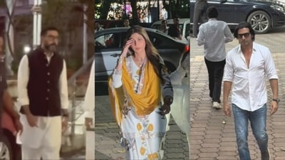 Abhishek Bachchan, Shilpa Shetty, and Zayed Khan, among others, attended Pankaj Dheer's prayer meet in Mumbai. Abhishek Bachchan, Shilpa Shetty, and Zayed Khan, among others, attended Pankaj Dheer's prayer meet in Mumbai.