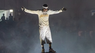 Travis Scott performed at Jawahar Lal Nehru Stadium in Delhi on Saturday