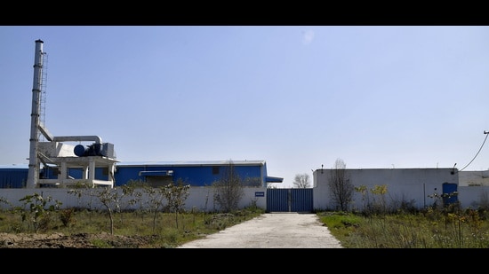 Despite crores already spent and four years since completion, the carcass plant remains a white elephant, draining funds without serving its intended purpose. (HT Photo)