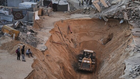 Hamas says the closure also "prevents forensic teams and tools required to identify bodies." (AP)
