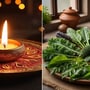 ভূত চতুর্দশীতে কোন কোন শাক খাওয়ার প্রথা প্রচলিত? 
