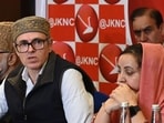 J&K chief minister Omar Abdullah during a press conference in Srinagar on Saturday. (Waseem Andrabi /HT) J&K chief minister Omar Abdullah during a press conference in Srinagar on Saturday. (Waseem Andrabi /HT)