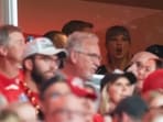 Taylor Swift looks on during the second quarter in the game between the Kansas City Chiefs and the Detroit Lions Taylor Swift looks on during the second quarter in the game between the Kansas City Chiefs and the Detroit Lions