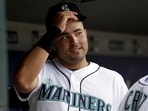 Seattle Mariners' Jesus Montero stands in the dugout before a baseball game, Aug. 10, 2015, in Seattle. (AP Photo/Elaine Thompson, file) Seattle Mariners' Jesus Montero stands in the dugout before a baseball game, Aug. 10, 2015, in Seattle. (AP Photo/Elaine Thompson, file)