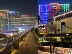 Gurgaon lit up beautifully ahead of Diwali, as a viral clip captured the city’s skyline shimmering with lights. Gurgaon lit up beautifully ahead of Diwali, as a viral clip captured the city’s skyline shimmering with lights.