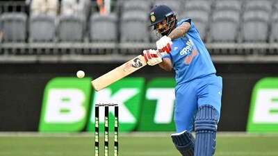 KL Rahul tried to form a partnership with Axar Patel and guide India to a competitive total (AFP) KL Rahul tried to form a partnership with Axar Patel and guide India to a competitive total (AFP)
