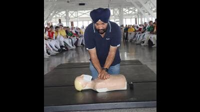 During the Operation Sindoor, Dr Bali said he was involved in relief distribution activities in the Uri area in collaboration with the Gandhi Global Family. (HT Photo) During the Operation Sindoor, Dr Bali said he was involved in relief distribution activities in the Uri area in collaboration with the Gandhi Global Family. (HT Photo)