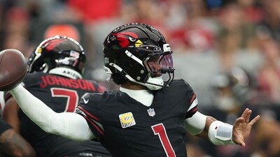 Is Kyler Murray playing today against the Green Bay Packers? Latest update on the Arizona Cardinals QB (Getty Images via AFP) Is Kyler Murray playing today against the Green Bay Packers? Latest update on the Arizona Cardinals QB (Getty Images via AFP)