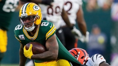 Will Josh Jacobs play today? Packers’ star running back’s status uncertain ahead of clash against Cardinals (IMAGN IMAGES via Reuters Connect)