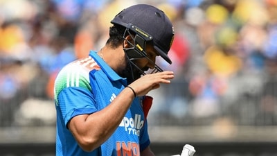 Rohit Sharma was dismissed cheaply on his ODI return. (AFP) Rohit Sharma was dismissed cheaply on his ODI return. (AFP)