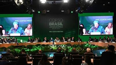 The recommendations will serve as a key document for finance negotiations at COP30, scheduled for November 10-21 in Belém, Brazil. (Bloomberg) The recommendations will serve as a key document for finance negotiations at COP30, scheduled for November 10-21 in Belém, Brazil. (Bloomberg)