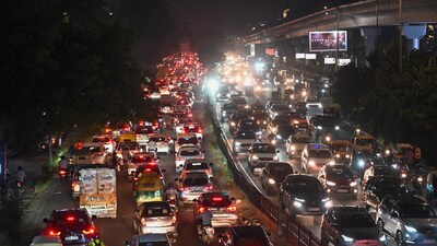 Heavy traffic at Lajpat Nagar Metro Station during the festive season, in New Delhi, India, on Saturday, October 18, 2025. (HT Photo/Arvind Yadav) Heavy traffic at Lajpat Nagar Metro Station during the festive season, in New Delhi, India, on Saturday, October 18, 2025. (HT Photo/Arvind Yadav)