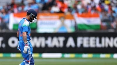 Virat Kohli fell for a duck against Australia in the first ODI. (AFP) Virat Kohli fell for a duck against Australia in the first ODI. (AFP)