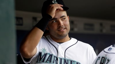 Seattle Mariners' Jesus Montero stands in the dugout before a baseball game, Aug. 10, 2015, in Seattle. (AP Photo/Elaine Thompson, file) (AP) Seattle Mariners' Jesus Montero stands in the dugout before a baseball game, Aug. 10, 2015, in Seattle. (AP Photo/Elaine Thompson, file) (AP)