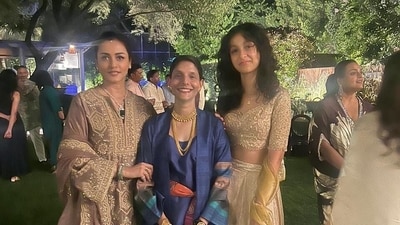 On Saturday, Namrata Shirodkar took to Instagram to share a string of snapshots from a Diwali bash.