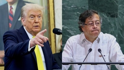 In the post, Donald Trump referred to Gustavo Petro as “low-rated and very unpopular,” warning him that he should close the drug operations. (X) In the post, Donald Trump referred to Gustavo Petro as “low-rated and very unpopular,” warning him that he should close the drug operations. (X)