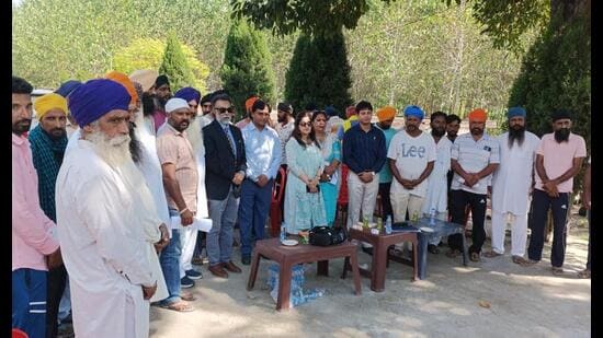 Under the first phase of Fertiliser Sewa, DAP fertiliser was distributed to 103 farmers, covering a total of 172 acres of farmland (HT Photo)