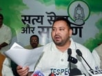 RJD leader Tejashwi Yadav is set to contest the elections from the Raghopur constituency. RJD leader Tejashwi Yadav is set to contest the elections from the Raghopur constituency.